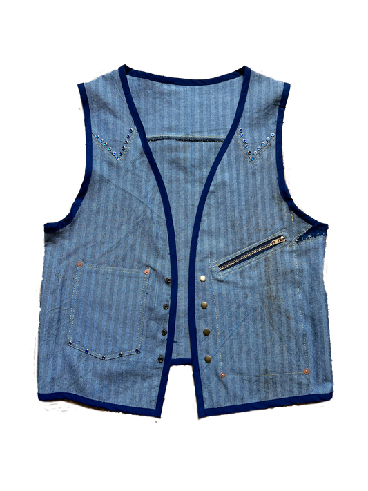 Railroad Denim Vest SAMPLE